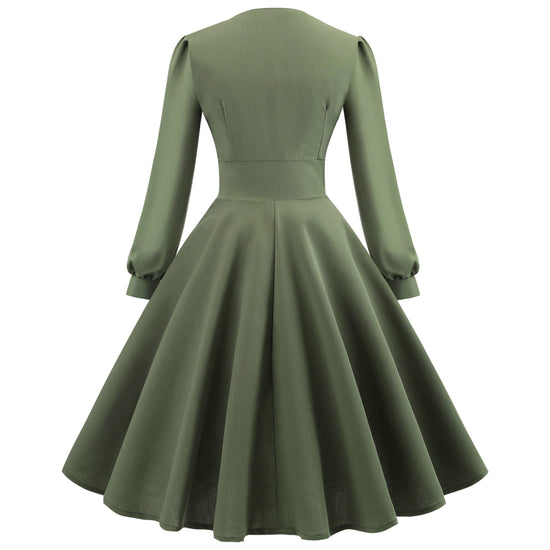 Robe Féminine Chic Des Années 40