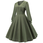 Robe Féminine Chic Des Années 40