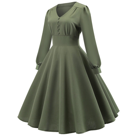 Robe Féminine Chic Des Années 40