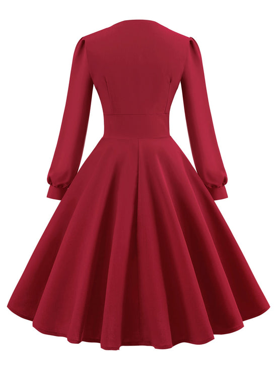Robe Féminine Chic Des Années 40