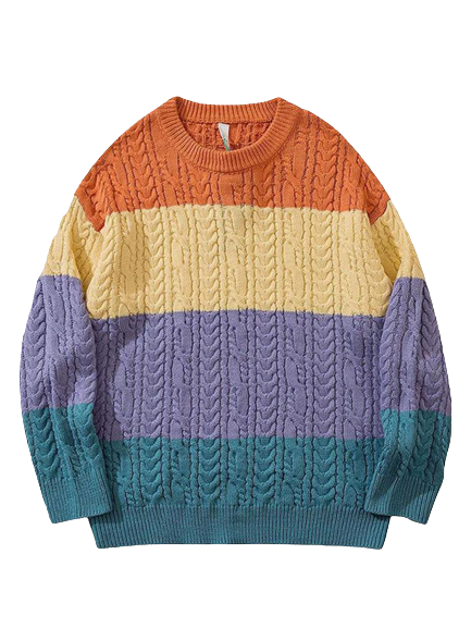Pull multicolore vintage online