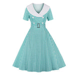 Robe à pois vintage années 40