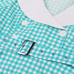 Robe à pois vintage années 40
