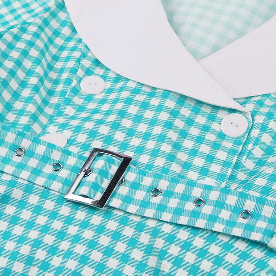 Robe à pois vintage années 40