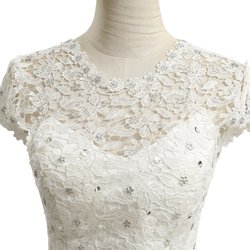 Robe De Mariée Courte Découpe Princesse