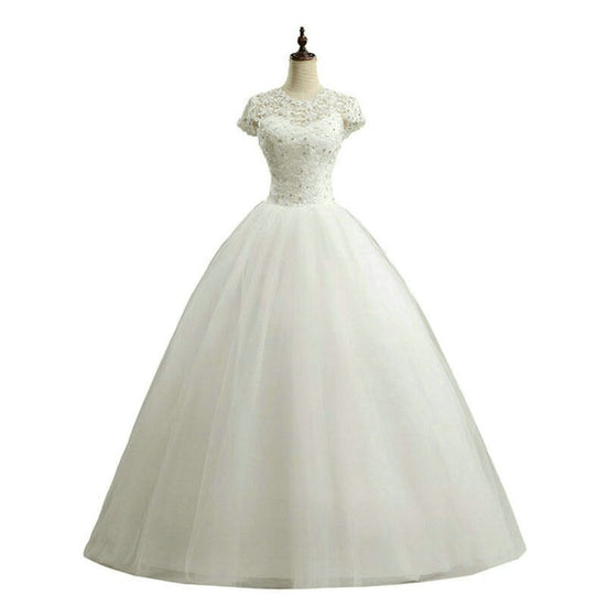 Robe De Mariée Courte Découpe Princesse