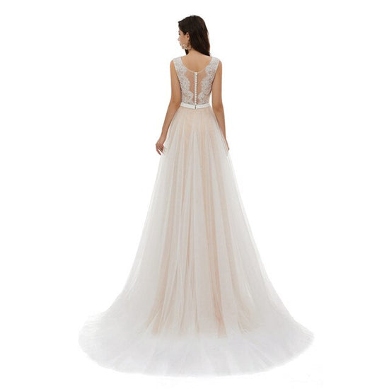 Robe De Mariée Princesse Avec Manche Courte
