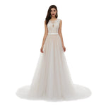 Robe De Mariée Princesse Avec Manche Courte