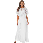 Robe De Mariée Princesse Avec Volant Sur Les Epaules