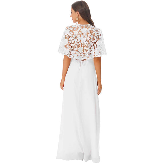 Robe De Mariée Princesse Avec Volant Sur Les Epaules