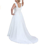 Robe De Mariée Princesse Bretelle Sur Les Epaules