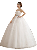 Robe De Mariée De Princesse Bustier