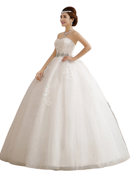 Robe De Mariée De Princesse Bustier