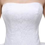 Robe De Mariée Princesse Bustier Avec Traine