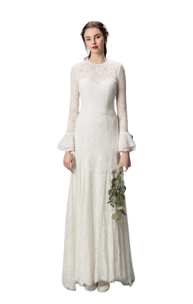 Robe de mariée style années 40