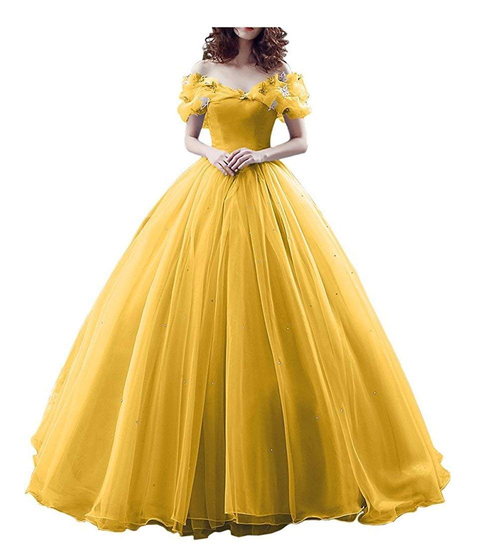 Princesse robe online jaune