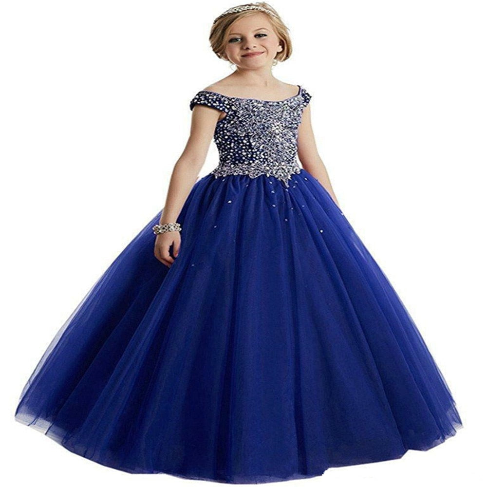 Robe Fille 3 Ans Princesse Bleu Ciel - Vintage Nation