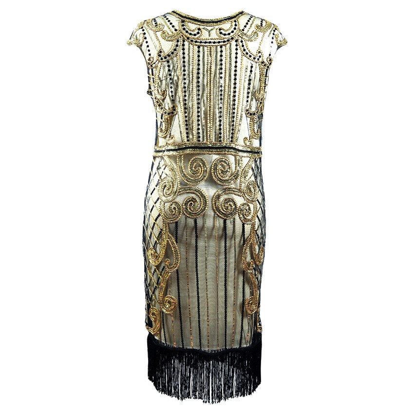 Années 30 Robe de Soirée Longue Sequins Gatsby – Ma Penderie Vintage