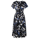 Robe Noire Décolletée Années 40