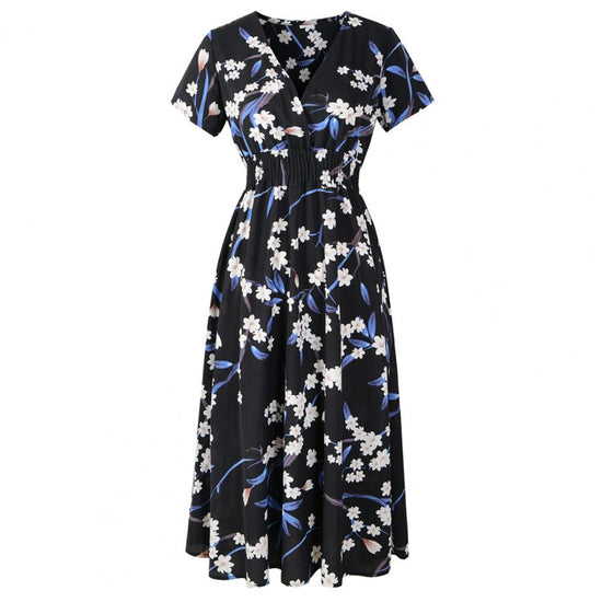 Robe Noire Décolletée Années 40