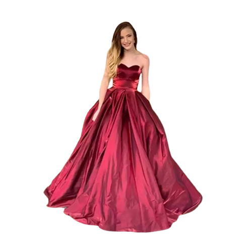 Robe Princesse Rouge Femme Vintage Nation - Main Image