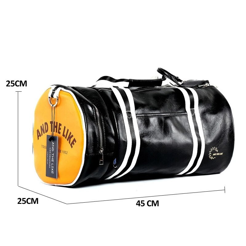 Sac sport cuir vintage outlet