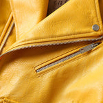 Veste Cuir Moto Femme Vintage