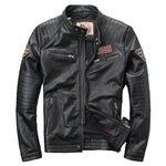 Veste Cuir Moto Vintage Homme