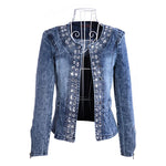 Veste en jean femme vintage