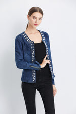 Veste en jean femme vintage
