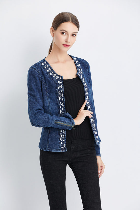 Veste en jean femme vintage