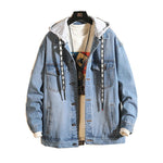 Veste En jean Large Vintage Homme
