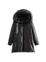 Veste large vintage femme noir