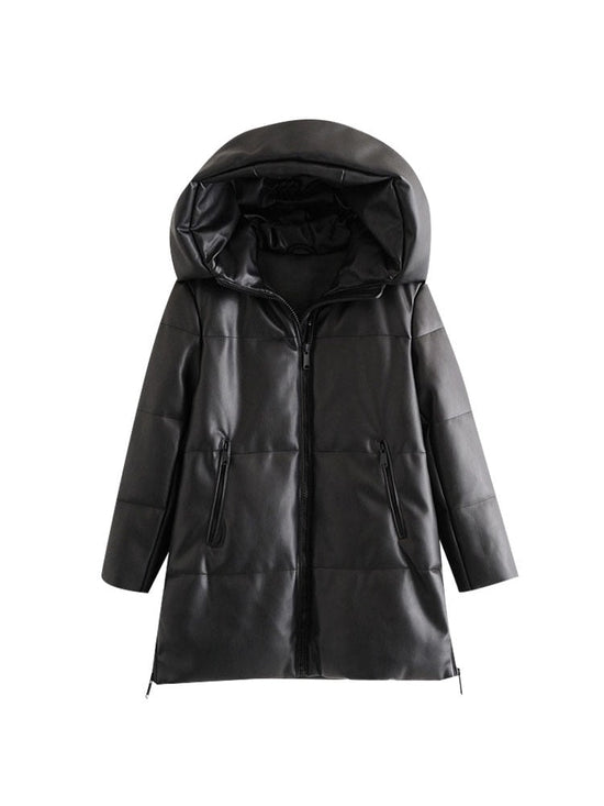 Veste large vintage femme noir