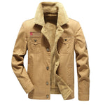 Veste Militaire Vintage Kaki Homme
