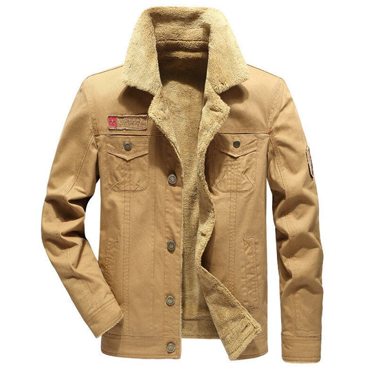 Veste Militaire Vintage Kaki Homme
