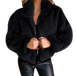 Veste Vintage Femme à Fourrure