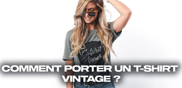 Comment porter un T-shirt vintage ?