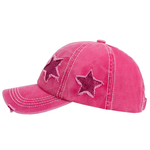 Casquette vintage rose