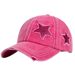 Casquette vintage rose