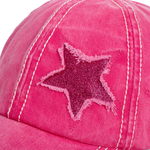 Casquette vintage rose