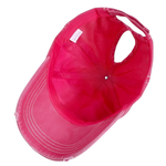 Casquette vintage rose
