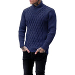 Pull col roulé vintage homme