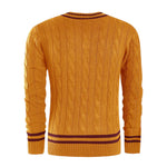 Pull en v tennis vintage homme