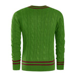 Pull en v tennis vintage homme