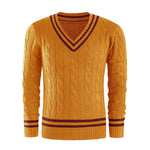 Pull en v tennis vintage homme