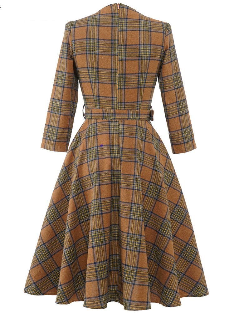 Robes Vintage ?? Carreaux Ann?�es 60 - Vintage Nation