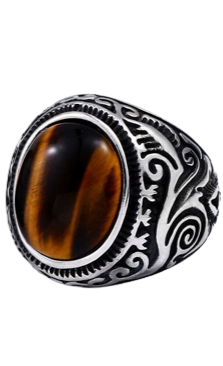 Bague Vintage Femme Collection Privée - Solitaire Rectangulaire, Bronze Blanc Et Quartz, Taille 58