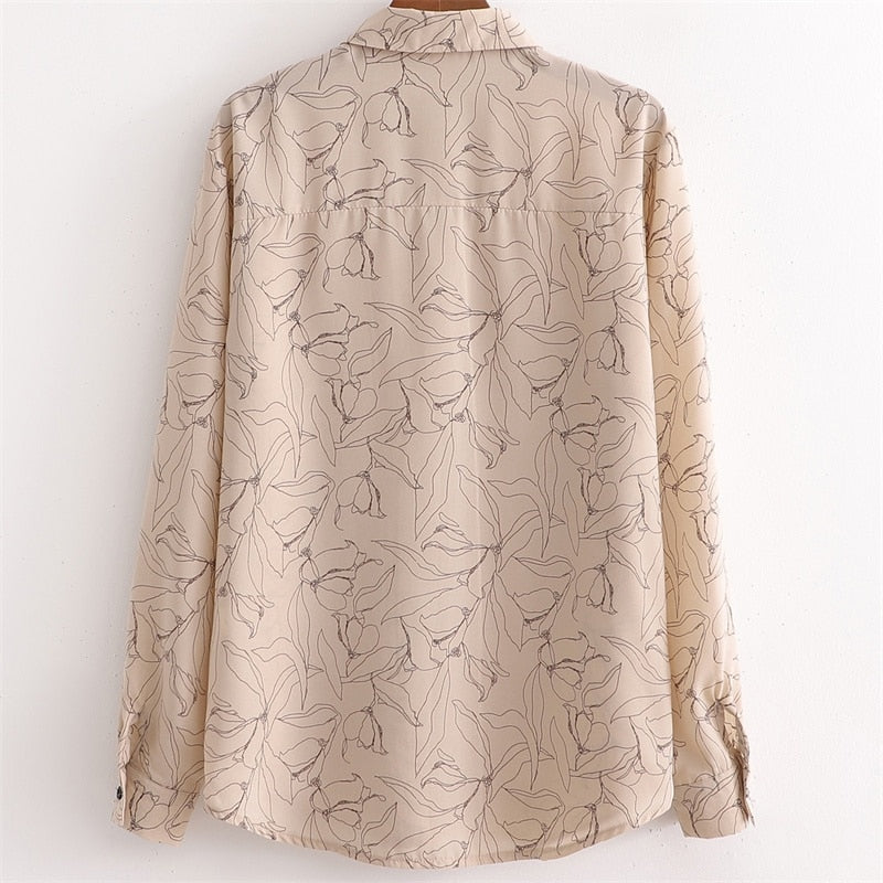 Chemise motif sales vintage