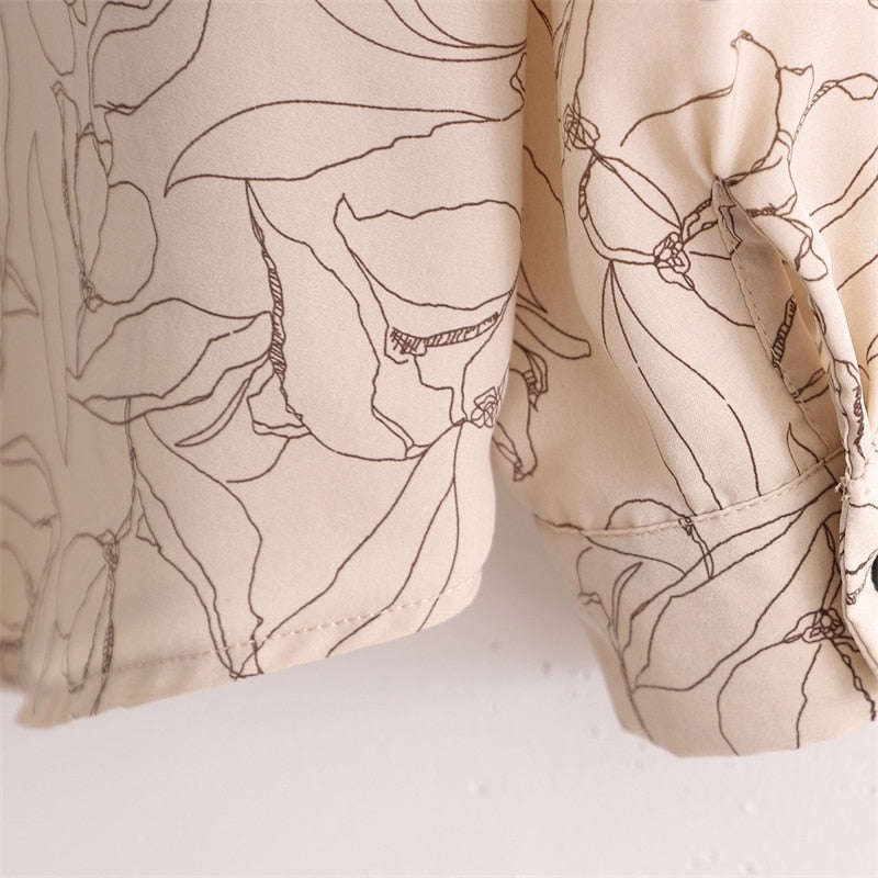 Chemise Motif Vintage Femme Vintage Nation